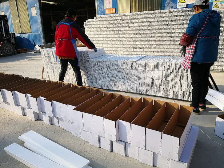 Expertly packaged Top Source Slate stacked stone offering