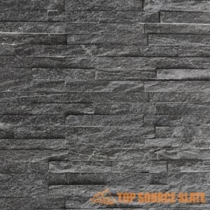 Paneles de pared de chapa de piedra apilados de carbón al por mayor de China