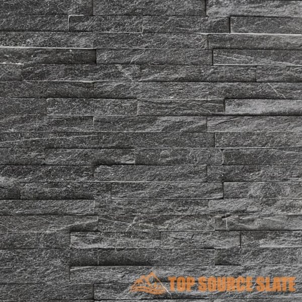 China wholesale charcoal stacked stone veneer wall panels