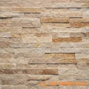 Premium Factory Direct Natural Quartzite gestapelde Ledger Stone Fineer Panelen
