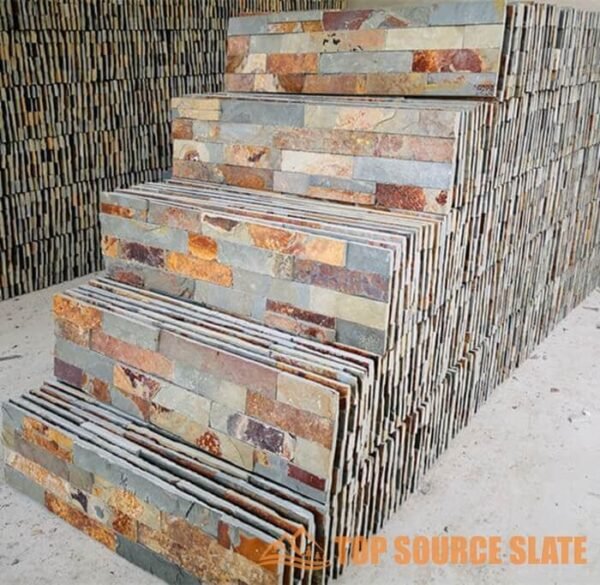 Gold Rush Stacked Stone 6 in. x 24 in