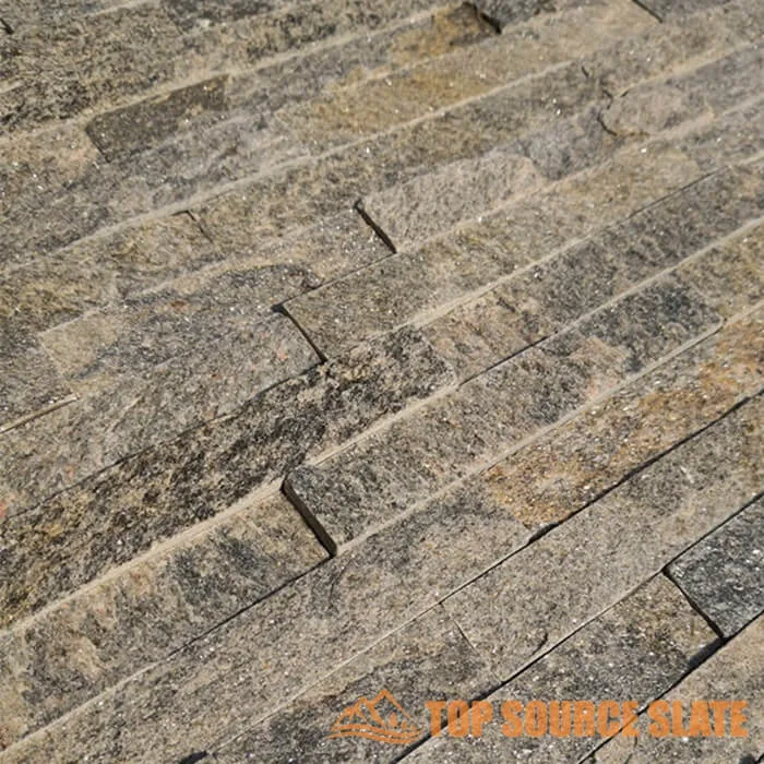 High-quality cultured stone ledgestone panels for exterior use