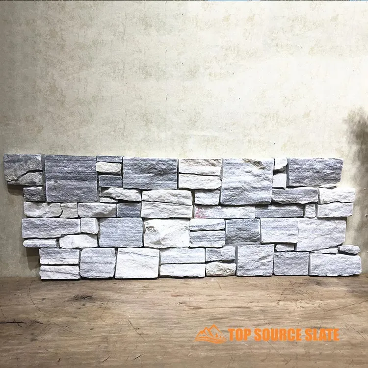 alaska gray stacked stone