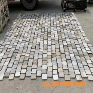 Ardesia irregolare pazza pavimentazione bandiera per progetti di paesaggio