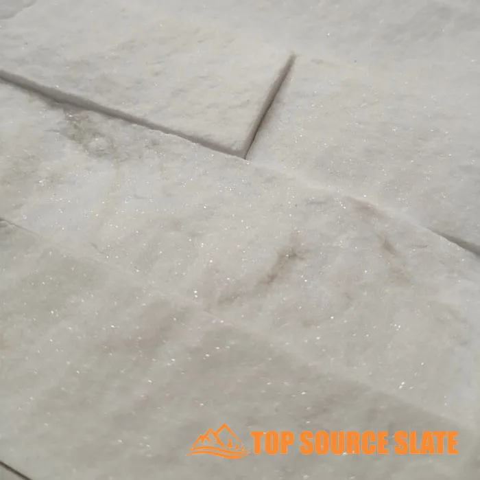 Volakas natural marble ledger stone used in interior and exterior design