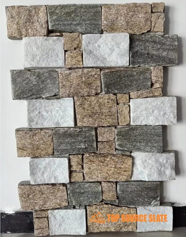 rockmount stacked stone, black stacked stone