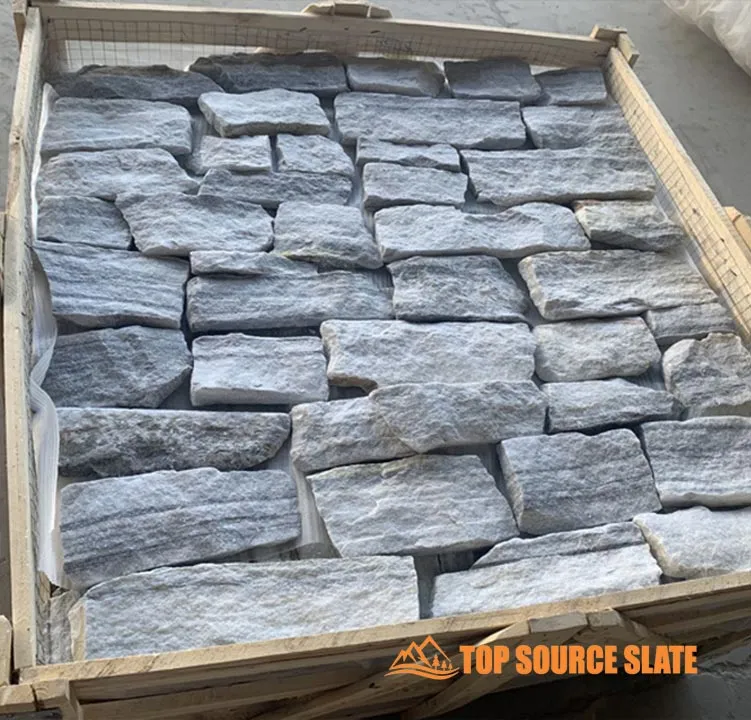 Beautiful natural loose stone wall cladding for landscaping and outdoor design