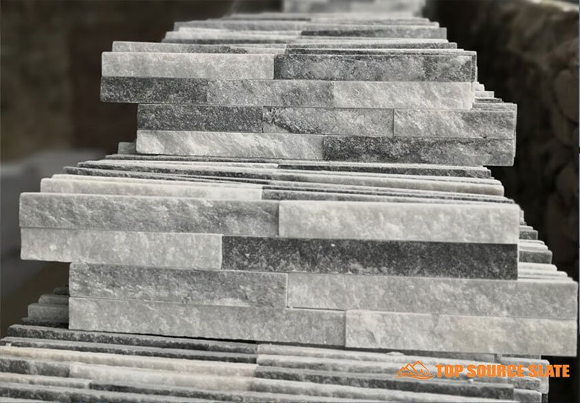 alaska gray mini stacked stone panels