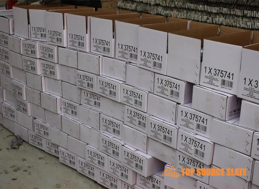 caja de papel corrugado blanco 5 1