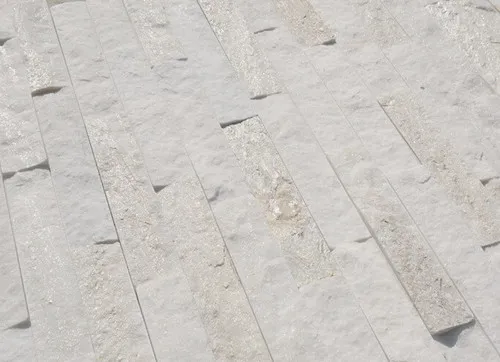 Beautiful quartzite stacked stone panel in earthy tones