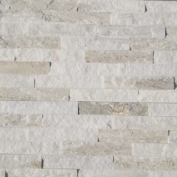 Beautiful quartzite stacked stone panels showcasing a smooth, natural finish.