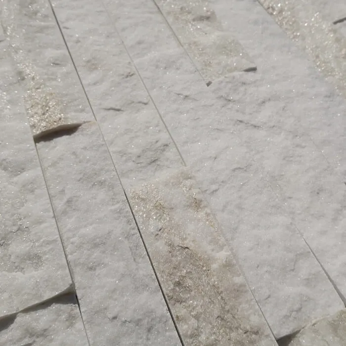 High-quality quartzite stacked stone panels in natural tones