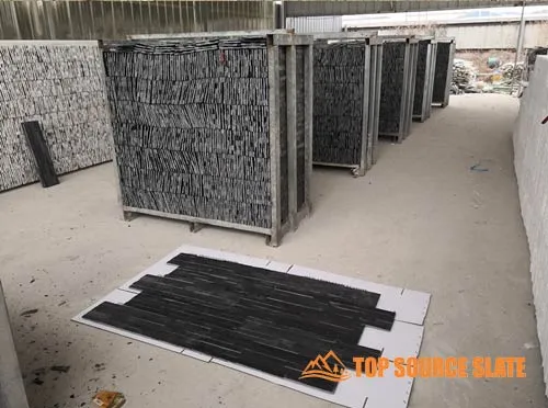 premium black stacked stone 2