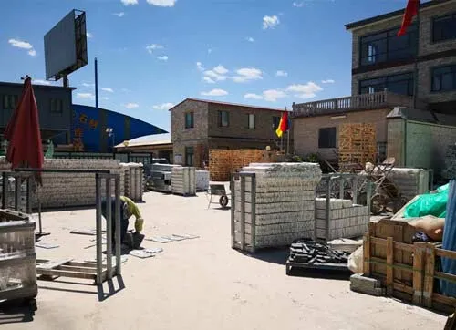 Inside view of Top Source Slate's manufacturing facility showcasing production processes