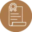 Icon representing stacked stone products and services.
