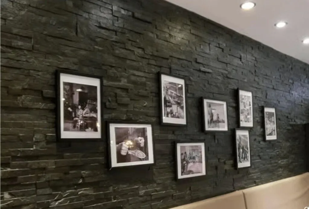 stacked stone wall panels