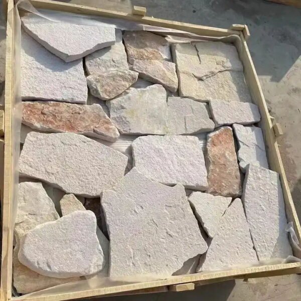 white sandstone random loose stone (2)