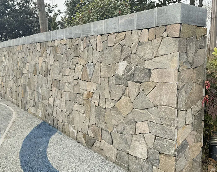 Variety of natural quartzite random loose stones in various shades