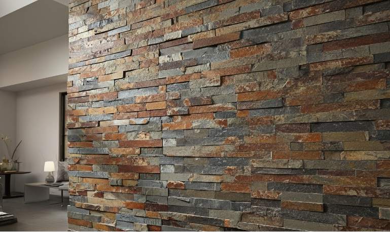 interior accent walls seamless stone panel installation guide