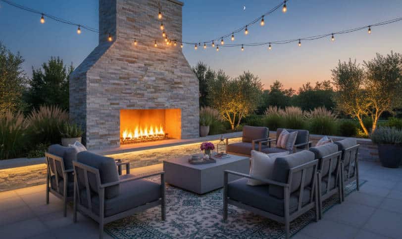 exterior stacked stone fireplaces (7)