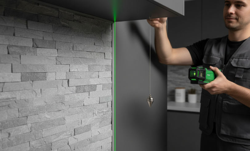 台所の石積みの端と隅の仕上げ (1)