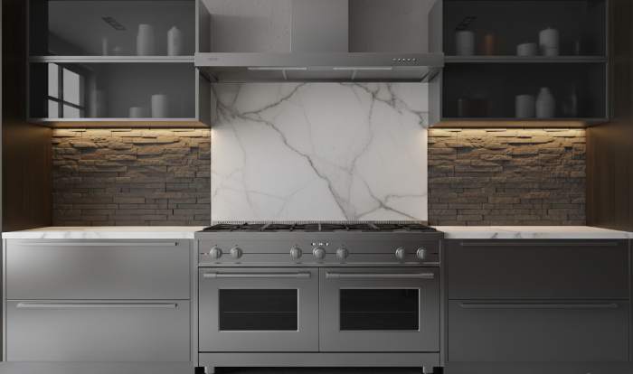 hybrid backsplash combining functionality with luxury texture (6)