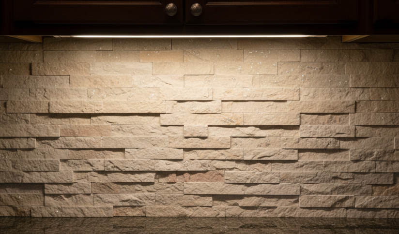 using slim stone veneer in small kitchens (1)