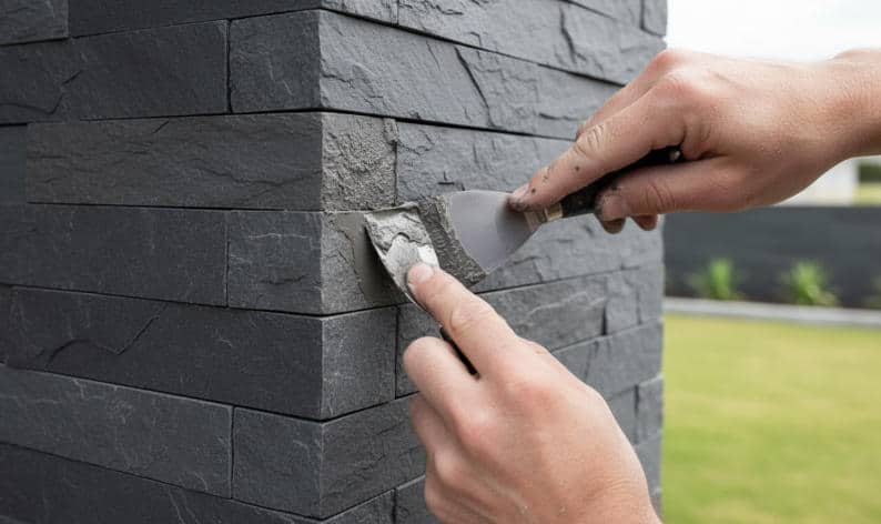 how to repair damaged stacked stone (2)