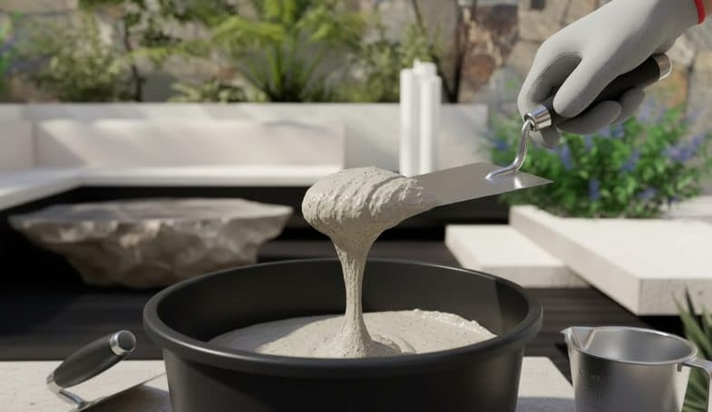 how to repair and reattach loose stacked stone ledger panels (3)