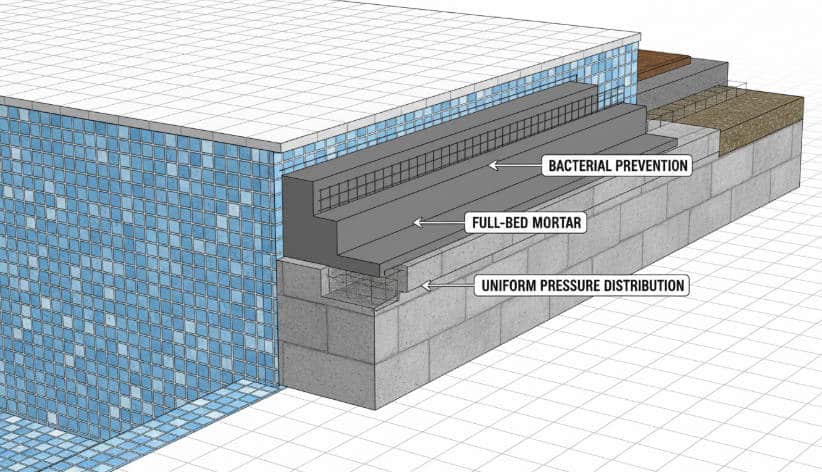 submerged beauty installing stacked stone in pool & water features (2)